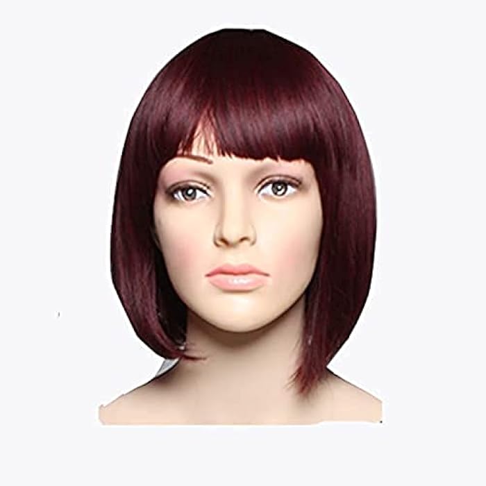 DILLARDS Straight And Washable Thermal Short Wig (Wine) - Image 2
